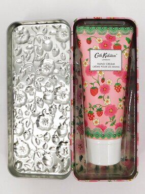 NEW Cath Kidston Strawberries & Cream Hand Cream & Floral Tin UK Gift Set